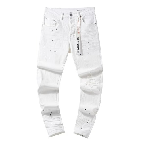 Purple Jeans White PU105 - ogsneaker
