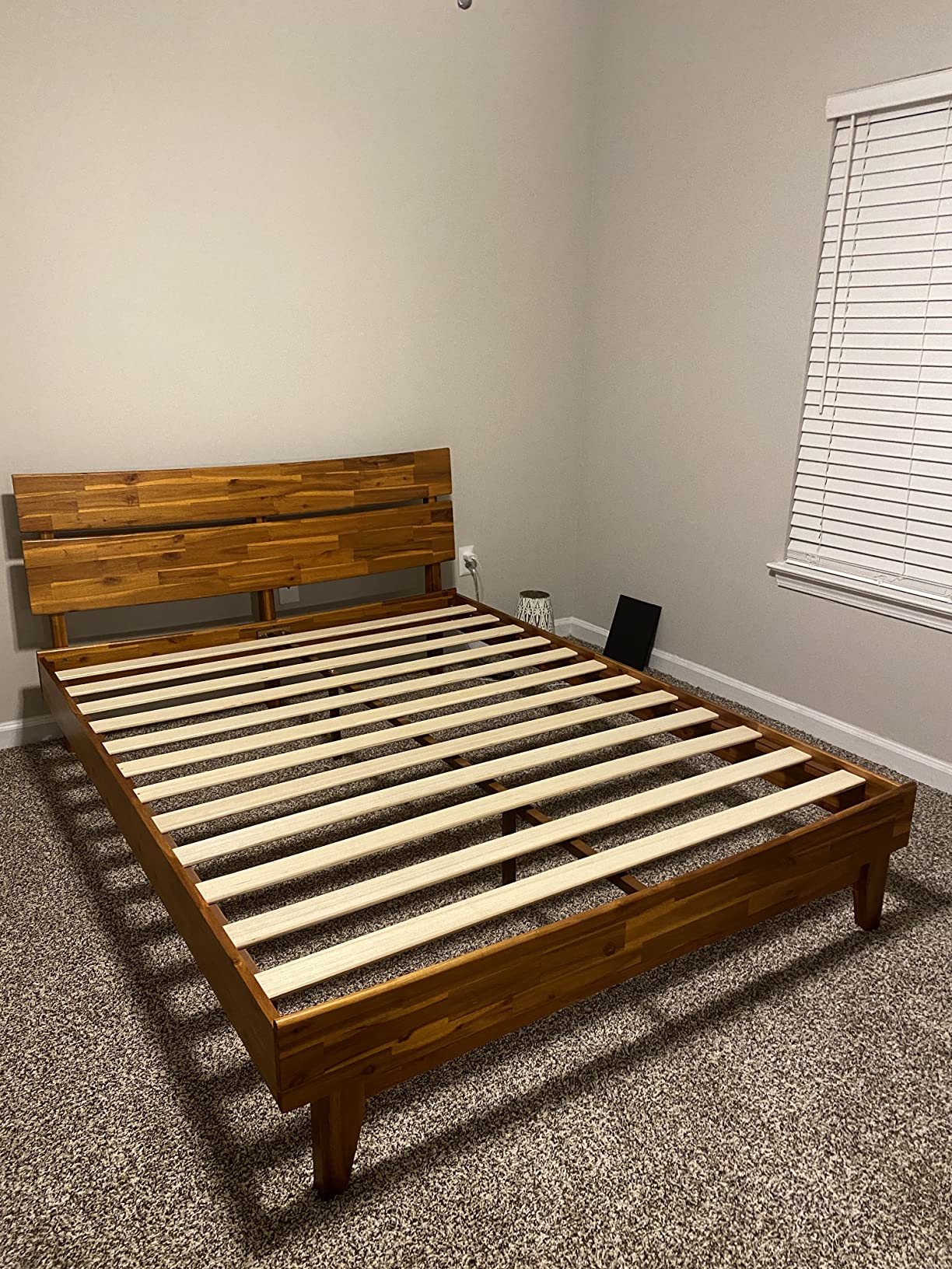 Acacia Aurora 14 Inch Wood Platform Bed