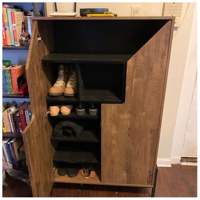 18 Pair Shoe Storage Cabinet