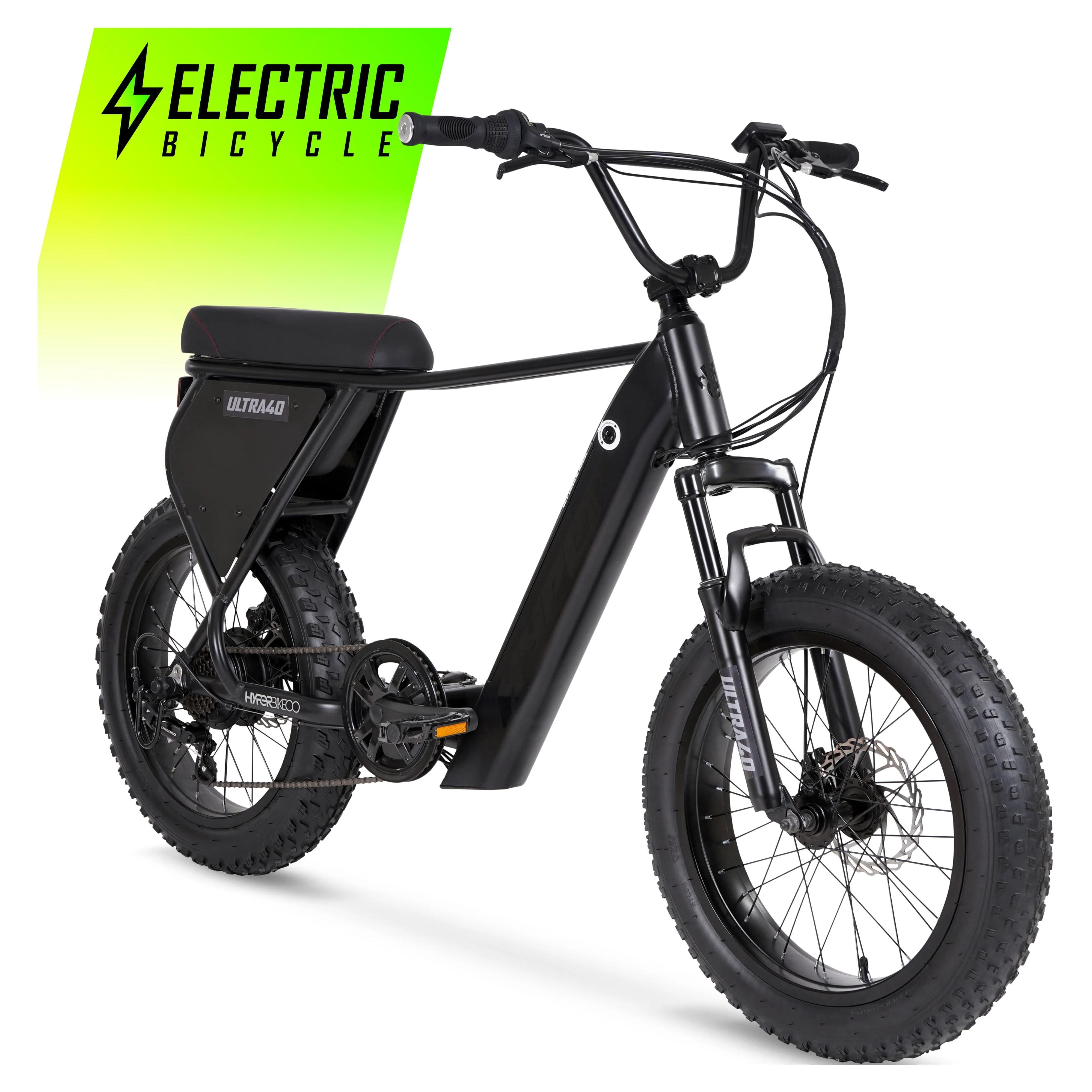 Hyper Ultra 40 20in Electric Bike, 250W, Matte Black