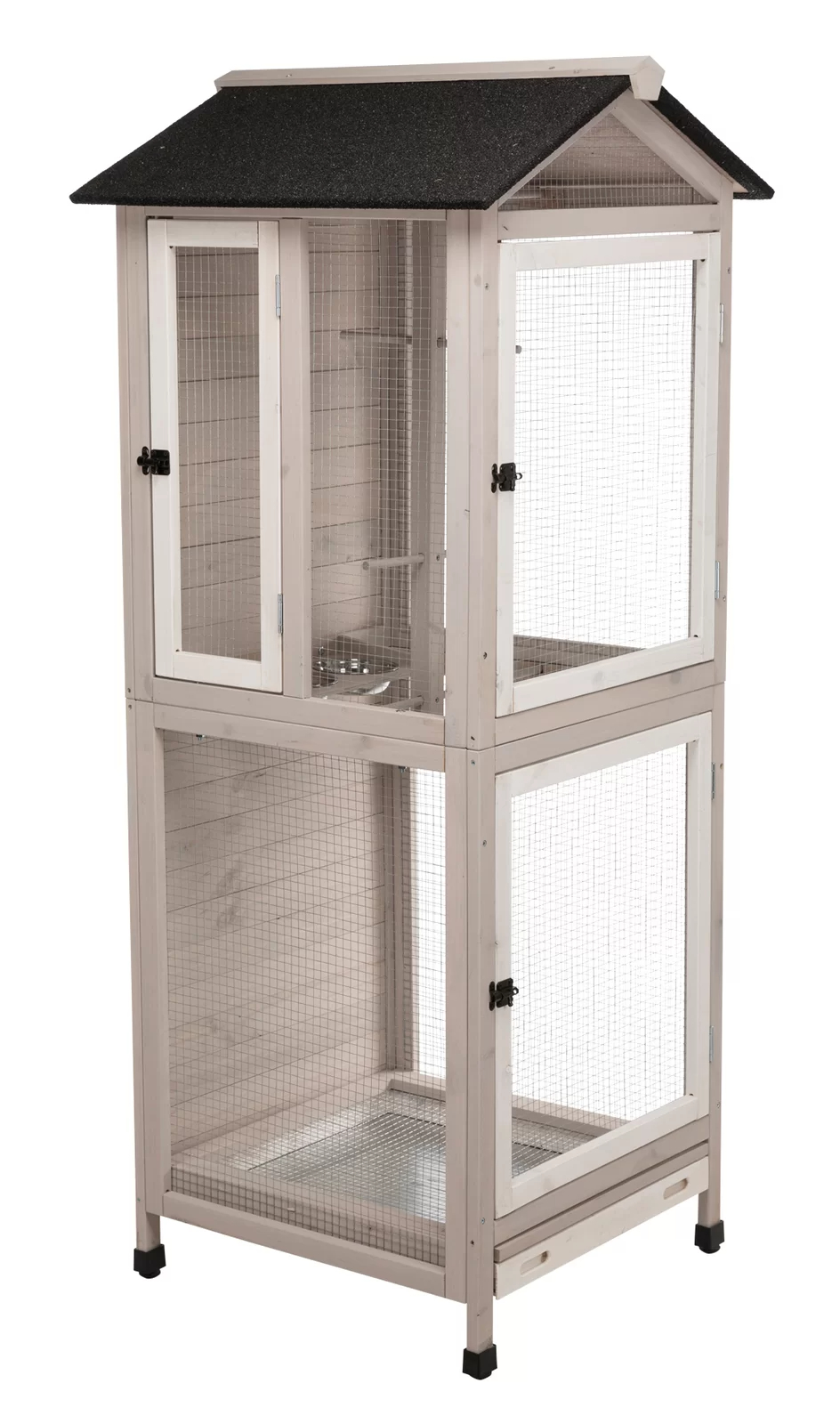 Freddy 70'' Pointed Top Flight Cage with Stand