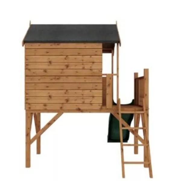 Mercia 12 x 5ft Wooden Poppy Playhouse including Tower & Slide