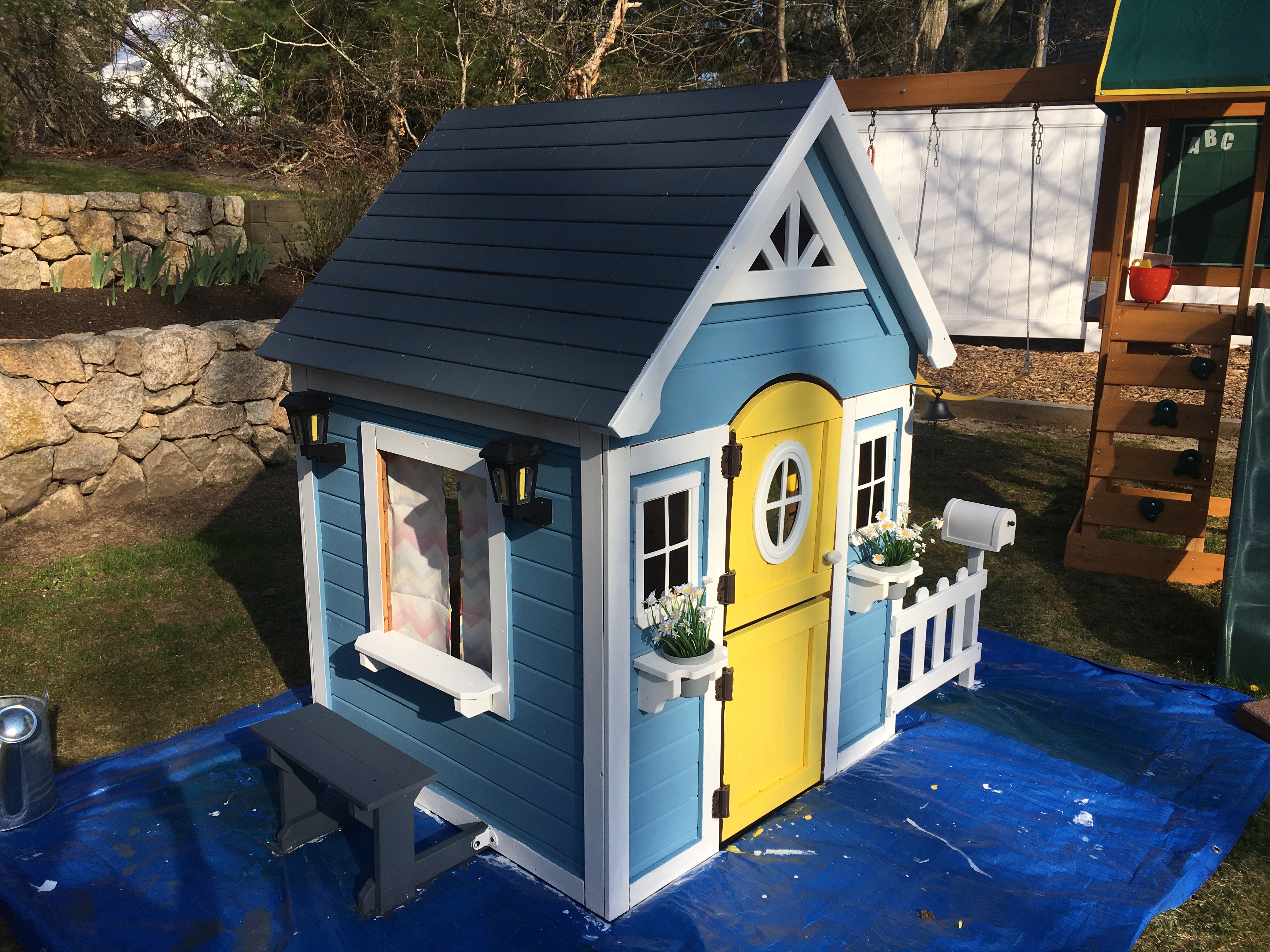 Aspen All Cedar Wooden Playhouse