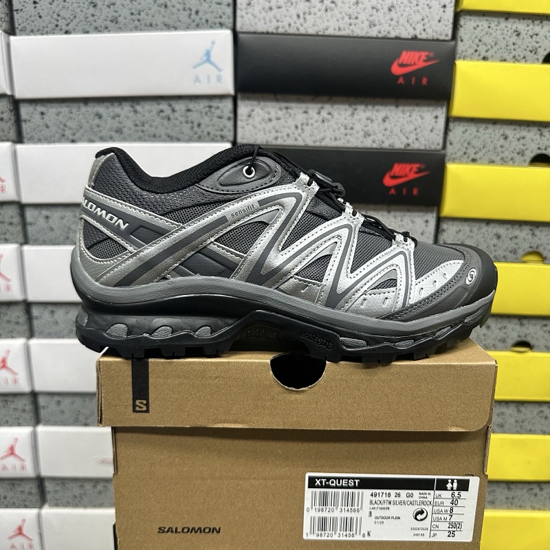 Salomon XT-Q Dark Gray Silver Sneakers