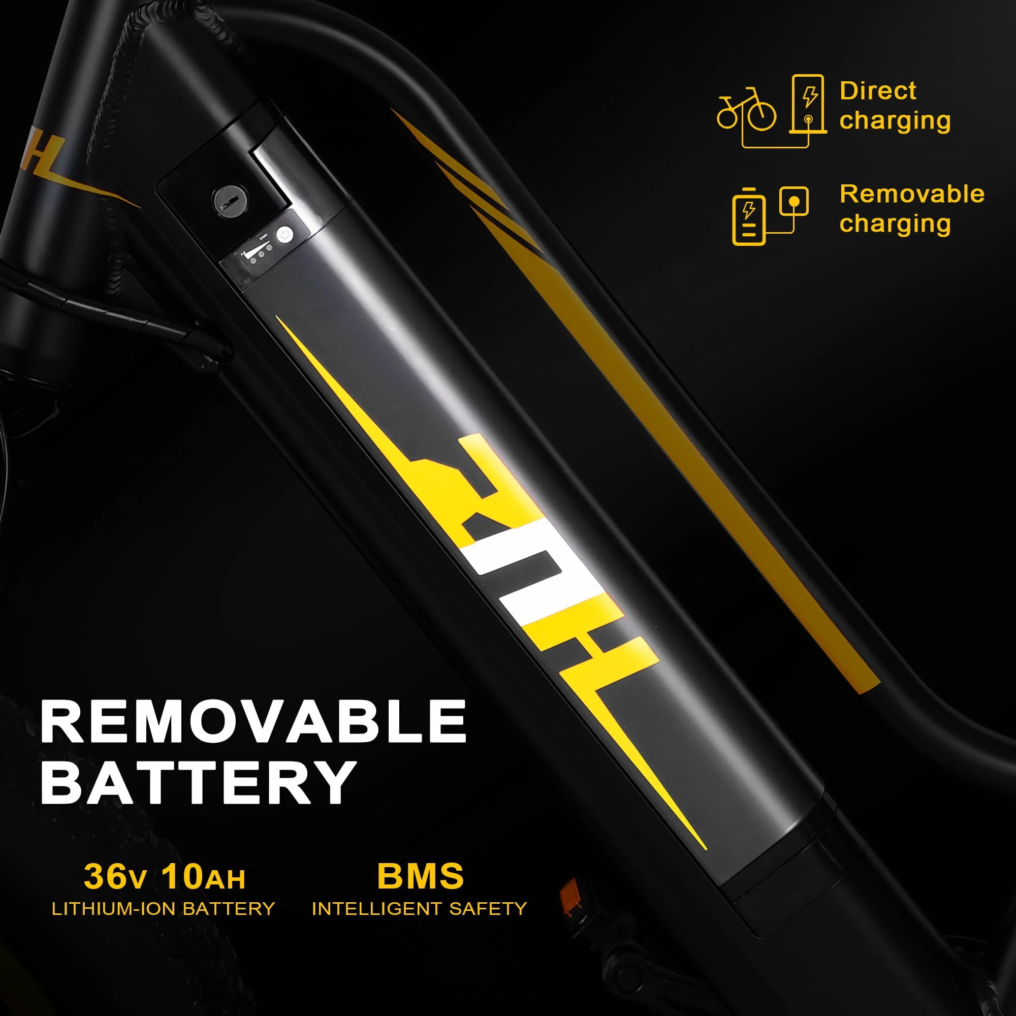 ZNH 20in Fat Tire Electric Bike, 350W, 36V 10Ah