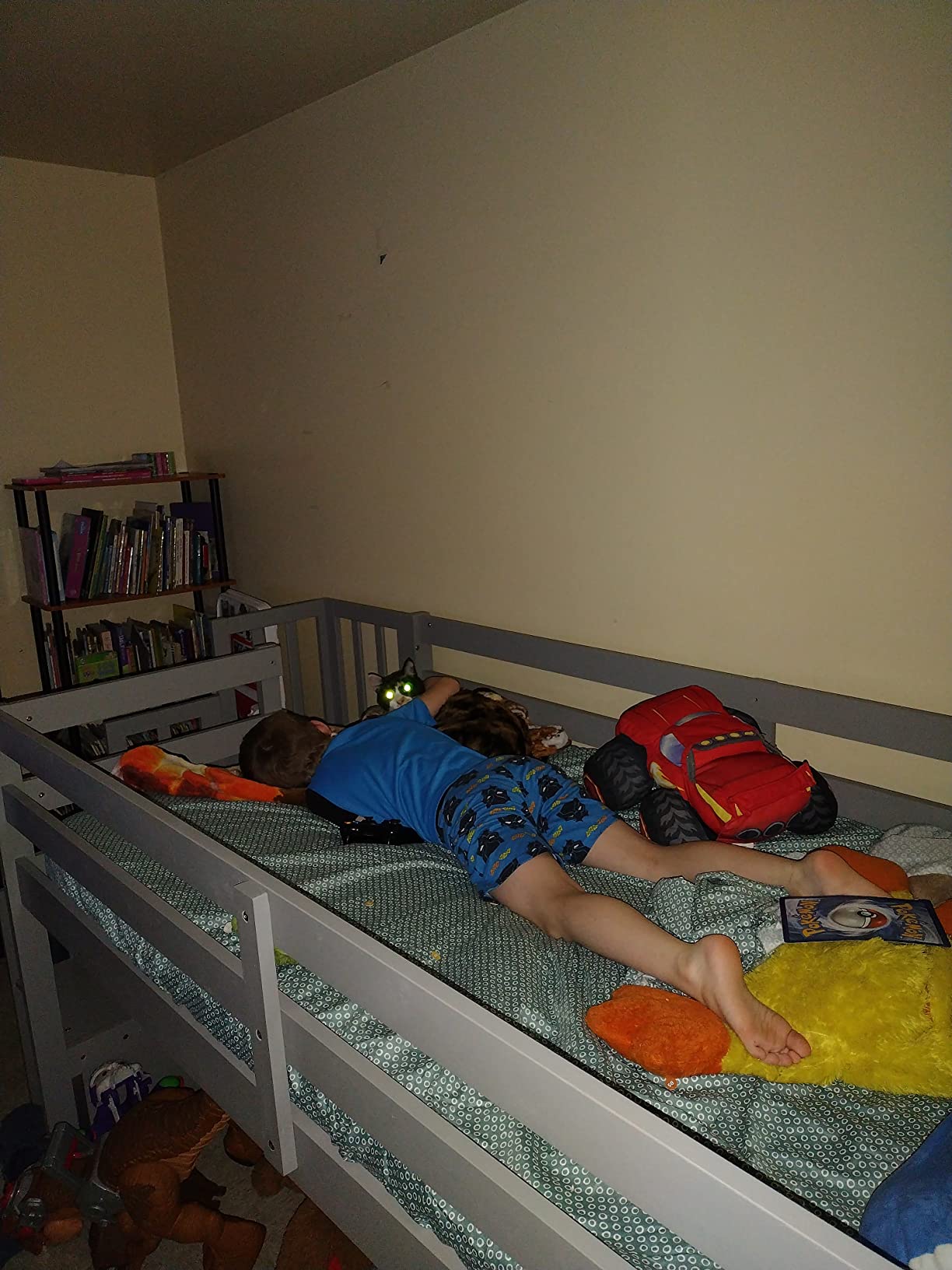 Bellemave Low Loft Beds with 3 Drawers Twin Loft Bed Frame with