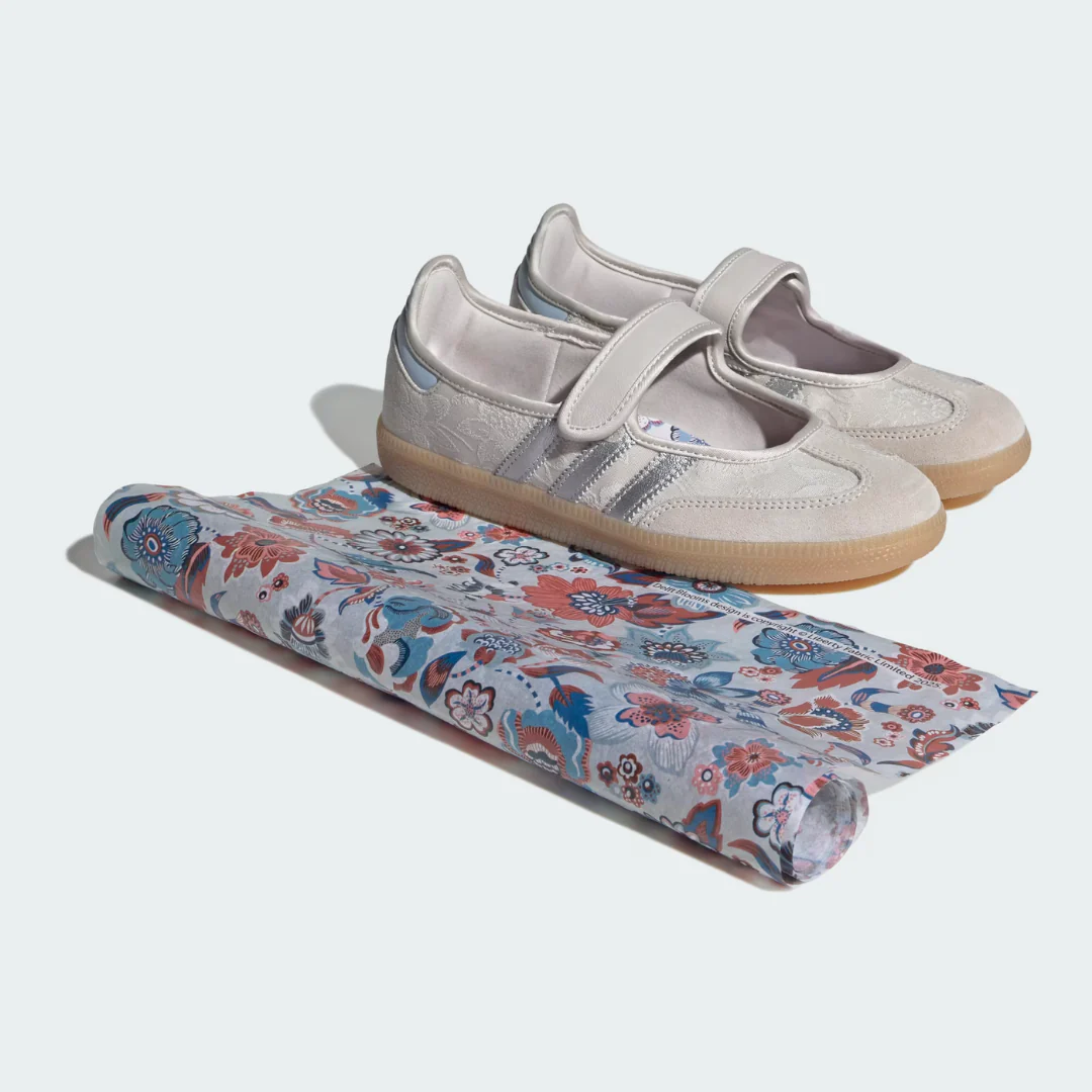 adidas Samba Jane Liberty London Chalk Pearl Silver Women's