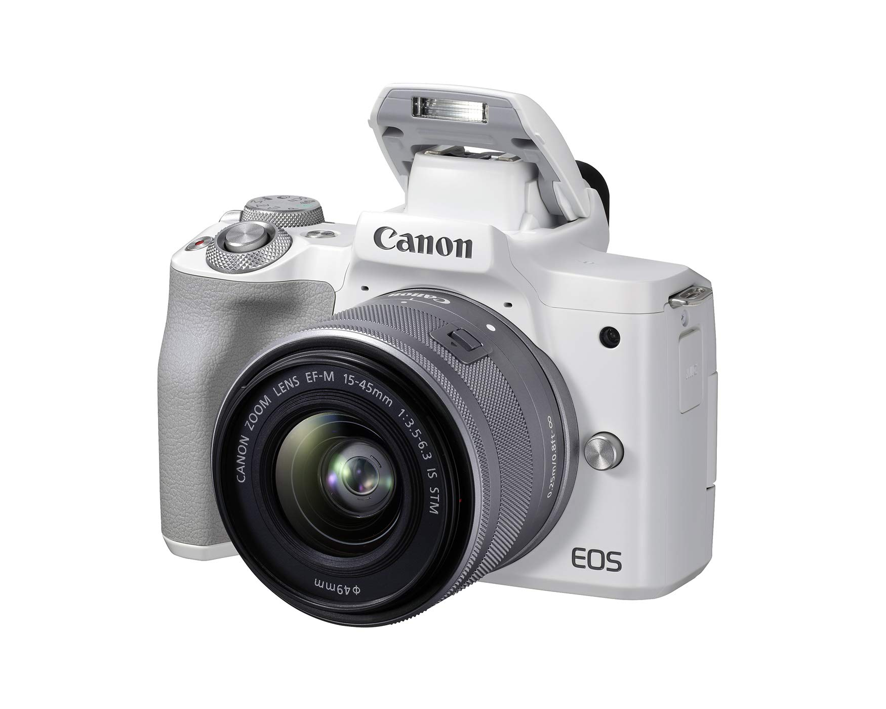 Canon EOS M50 Mark II + EF-M 15-45mm is STM Kit White