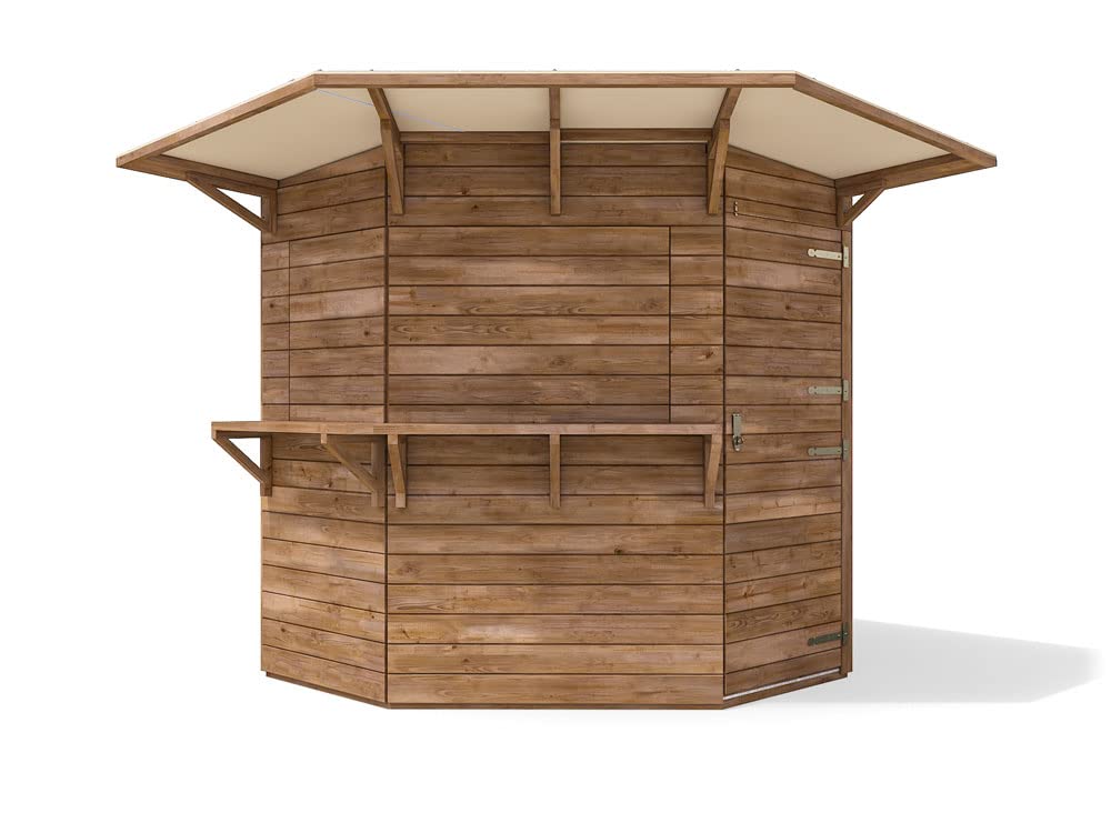 Outdoor Bar Shed - The Hangover Corner Garden Bar | 2x2 m