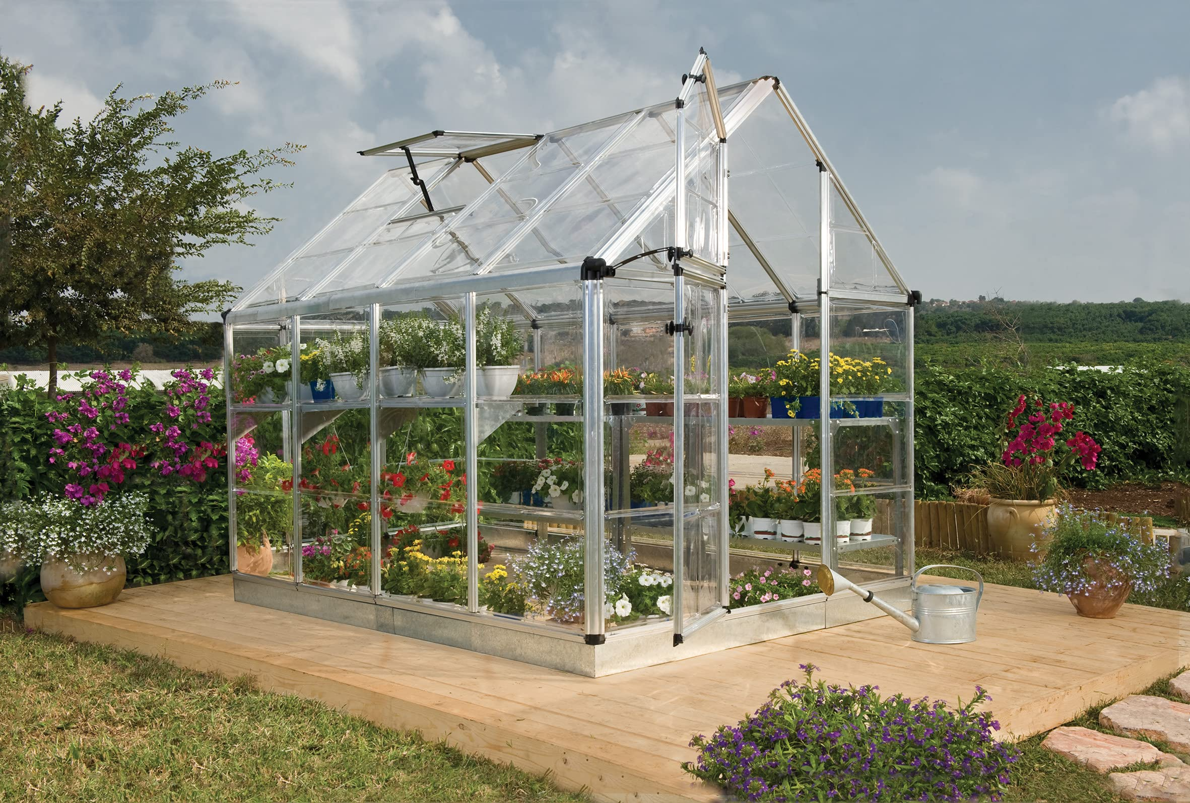 Vitavia 8x6 Venus 5000 Greenhouse - Horticultural Glass