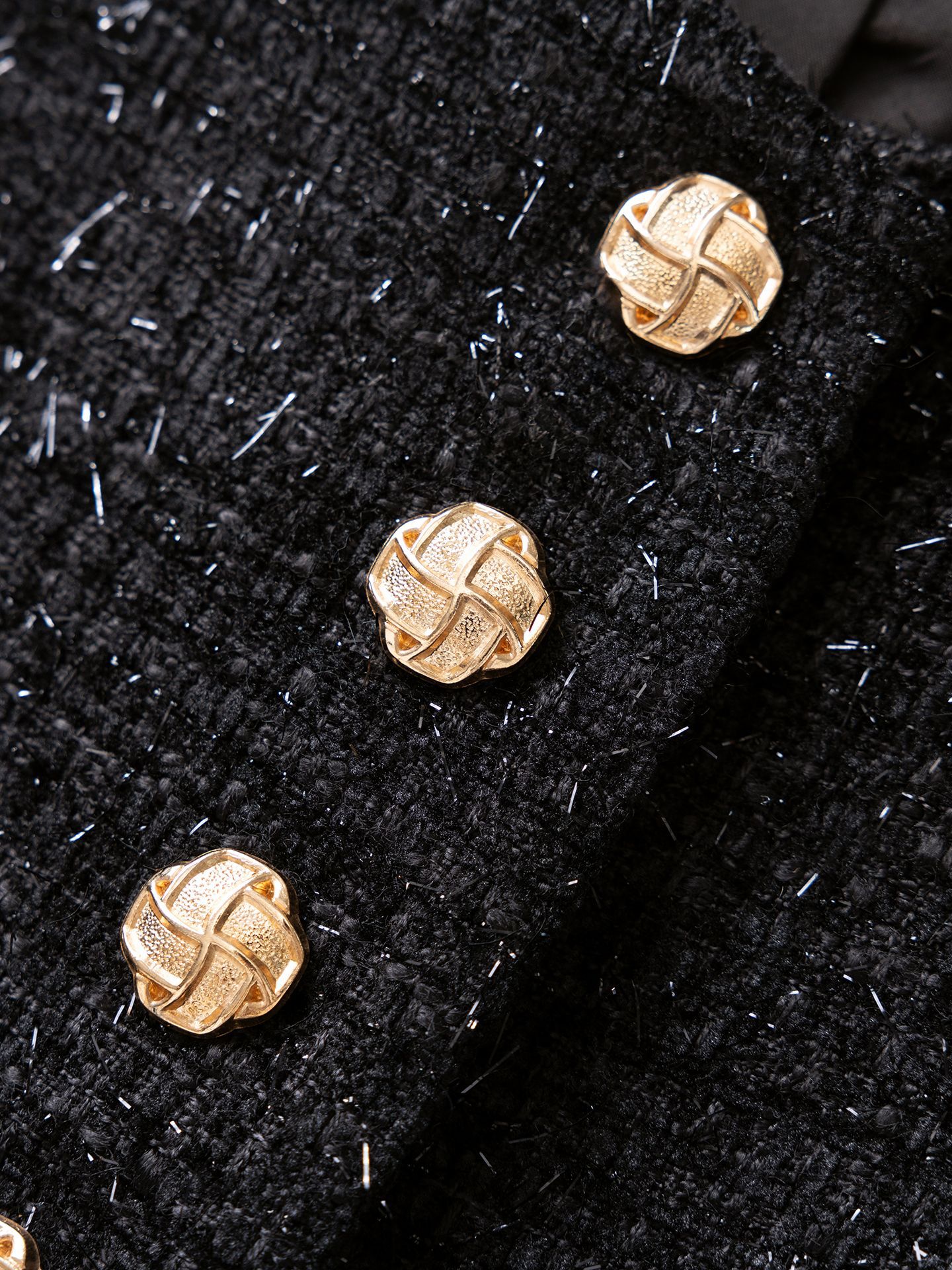 Women's Suit Celebrity Fashion Slim Long Sleeve Jacket Top + Skirt Elegant Tweed Two Piece Set