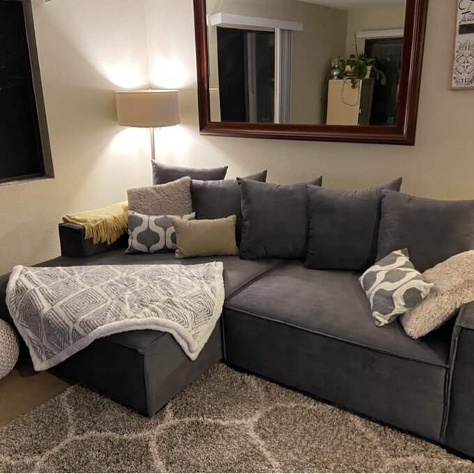 Madison 2 - Piece Upholstered Chaise Sectional