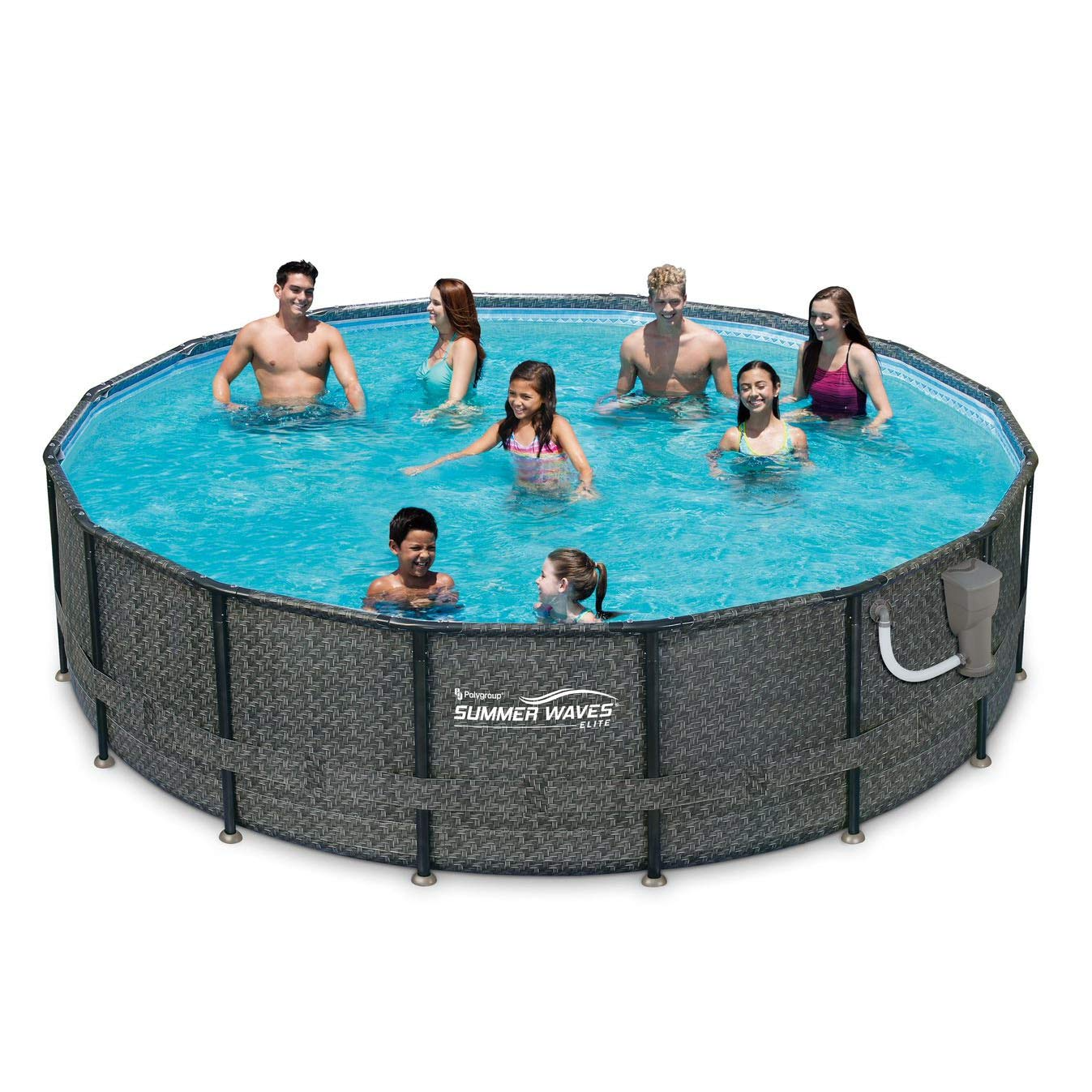 16ft x 48in Above Ground Frame Swimming Pool Set