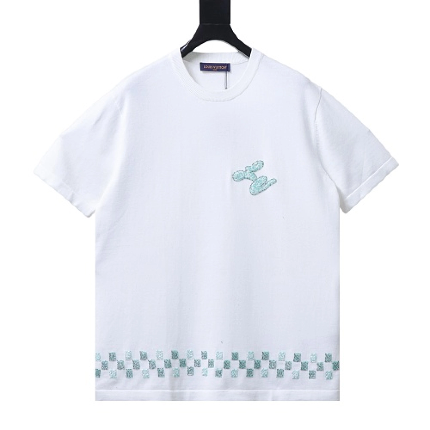 Louis Vuitton Beaded Letter Hem T-Shirt White