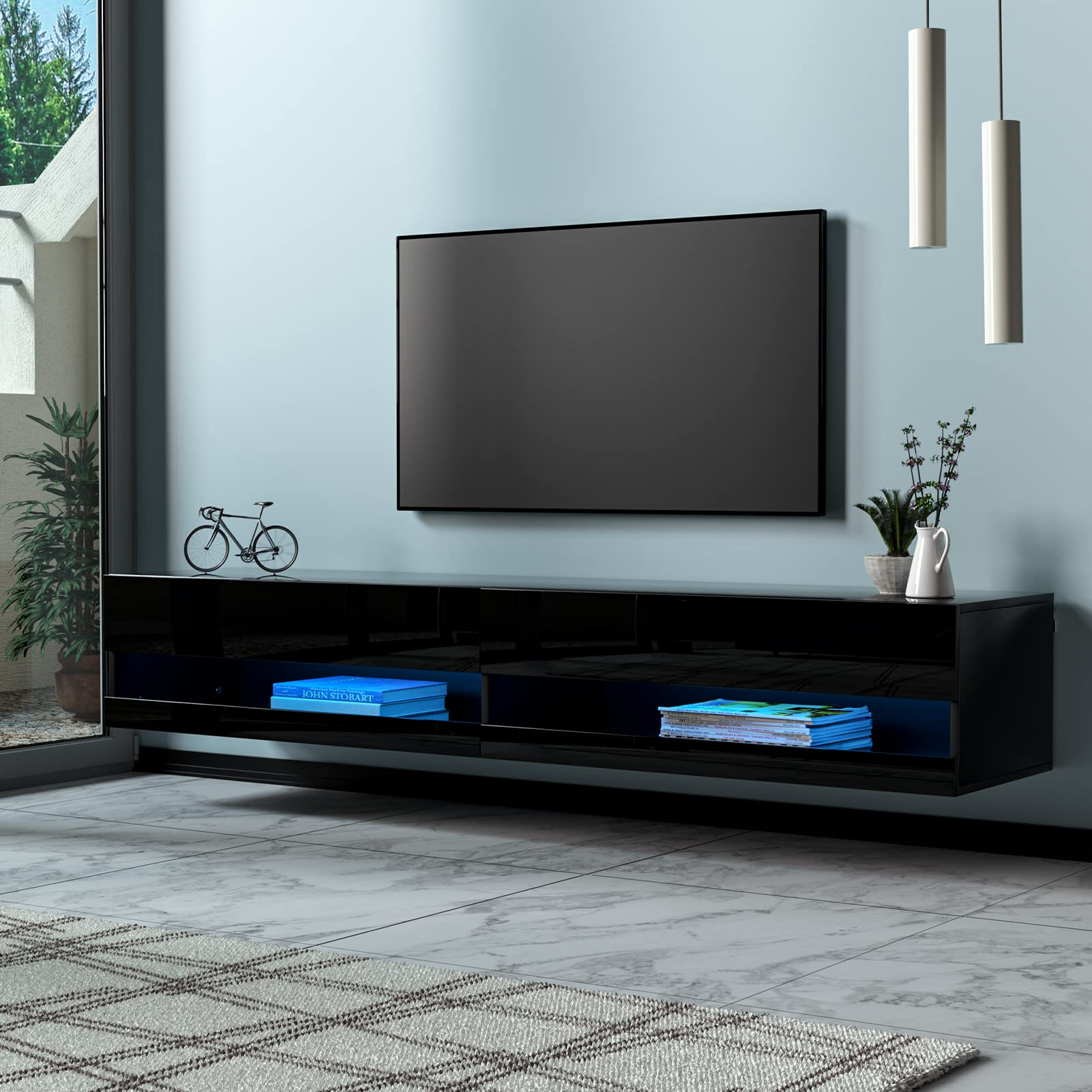 Floating TV Stand for TVs Up to 85 inch