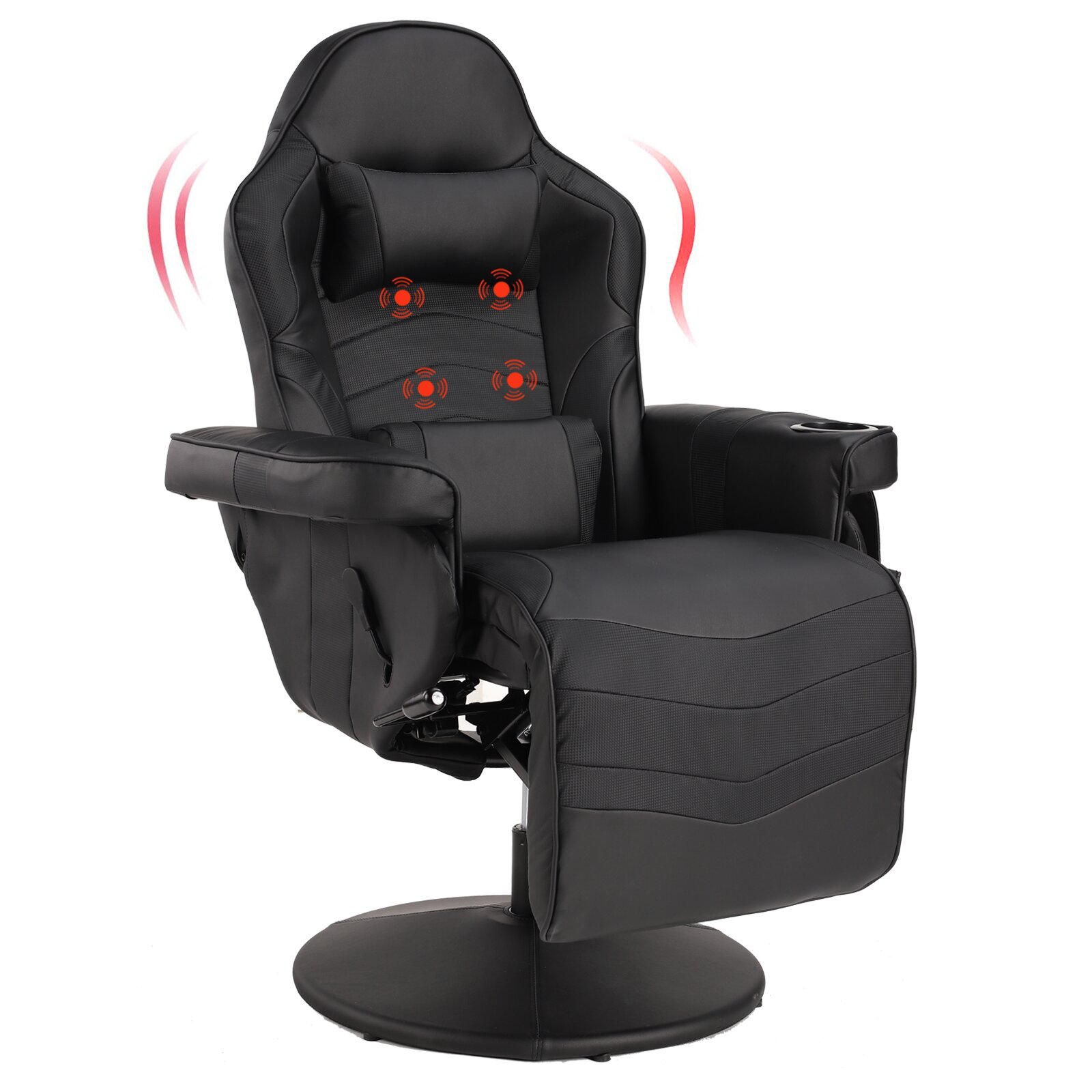 Herrington Massage Video Gaming Recliner Chair - with Cupholder