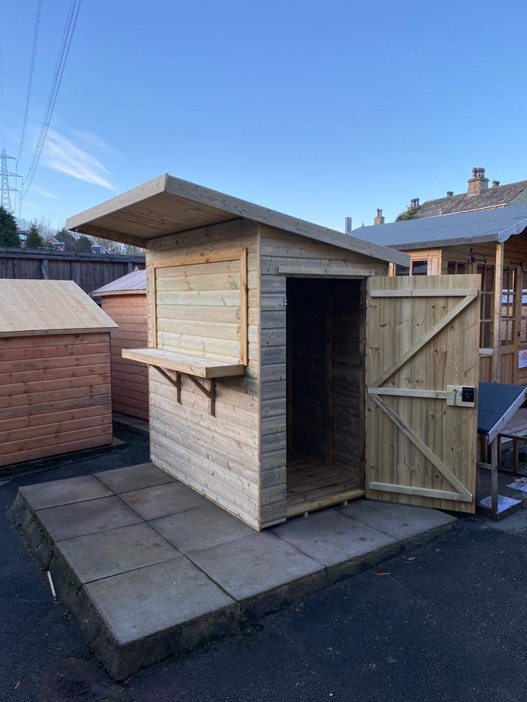 Garden Bar Drinks Shed 6x4 Fully T&G Quality Wooden Party Hut