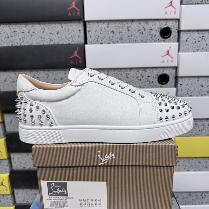Christian Louboutin Sneaker White Studded
