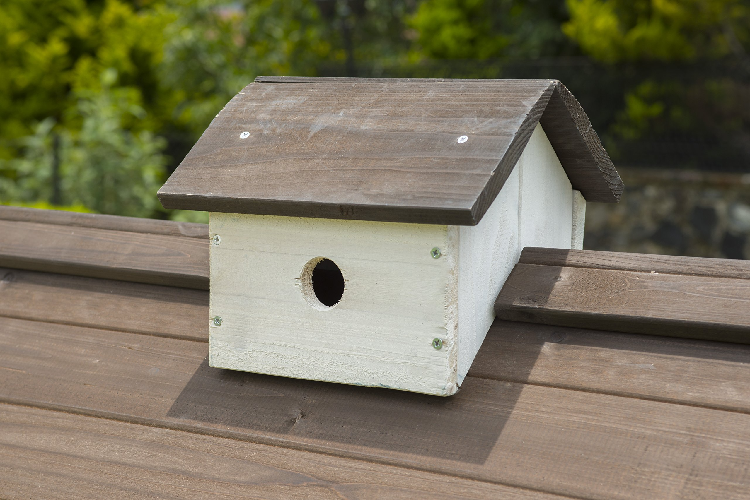 Wooden Playhouse with Bench, Blue