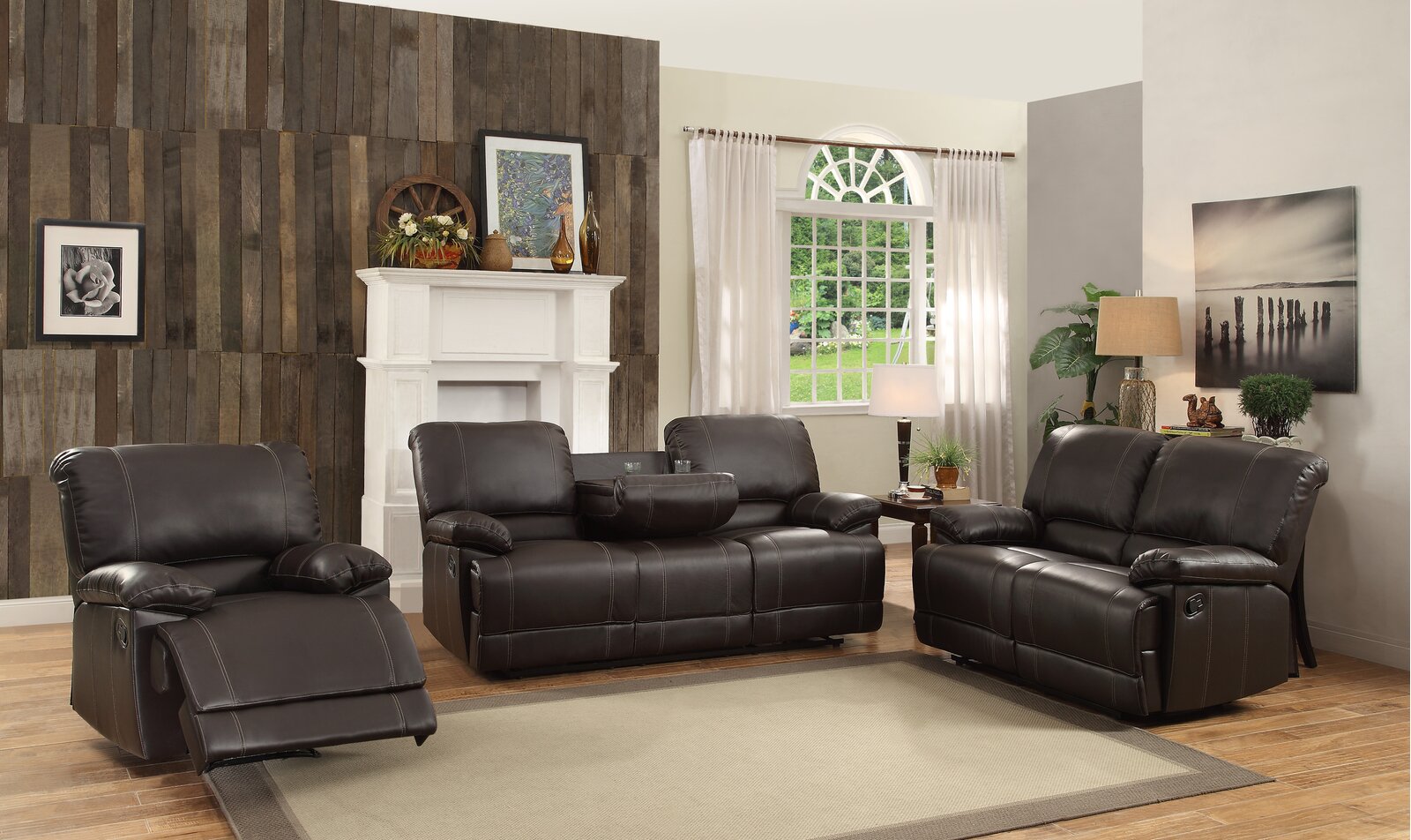 Edgar 81'' Vegan Leather Sofa