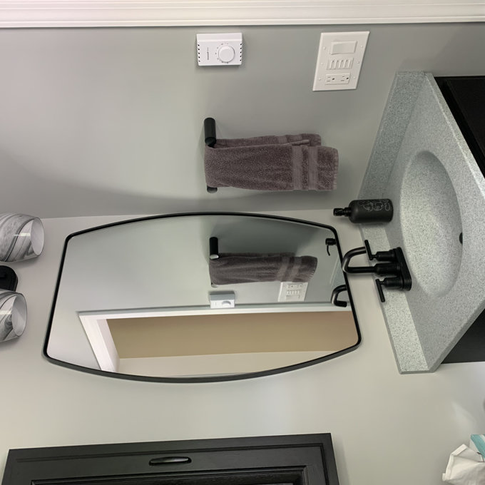 Irregular Metal Wall Mirror