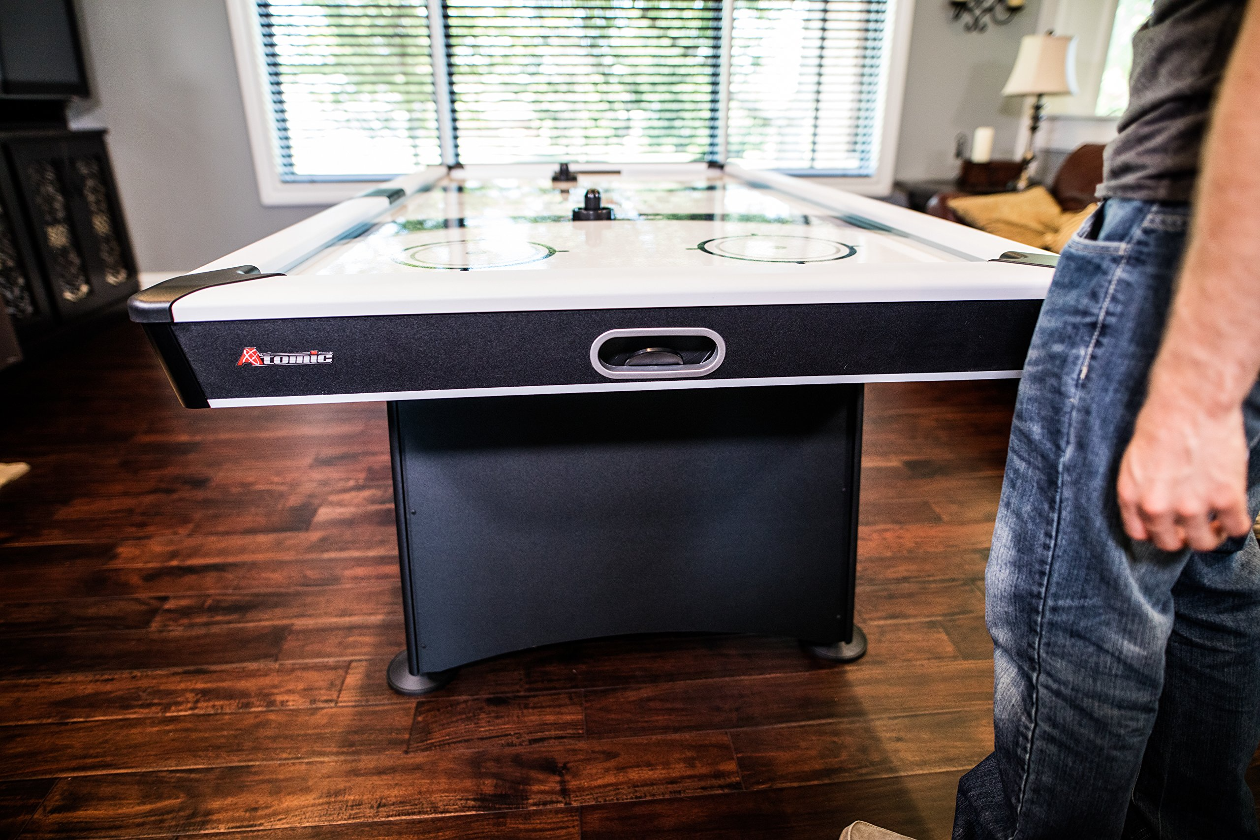 7' Air Hockey Table with Electronic Score Keeping with
