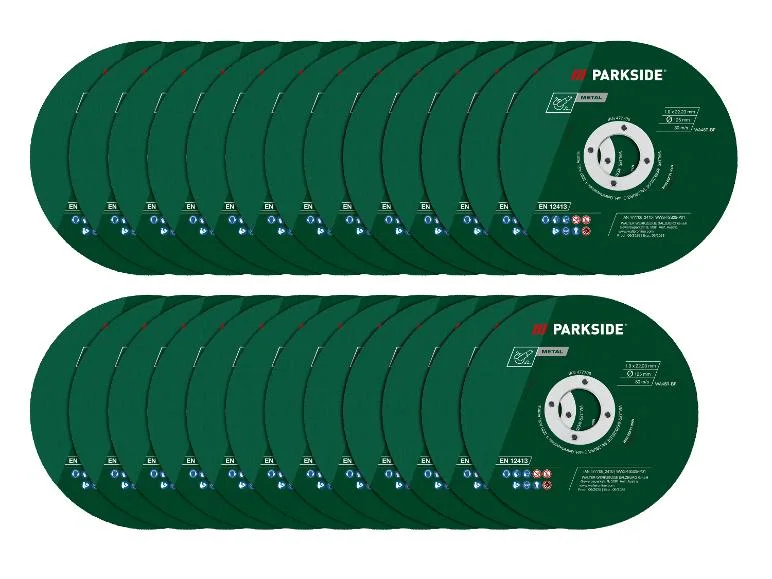 Lot de 25 disques à tronçonner le métal ou Écrou de serrage rapide