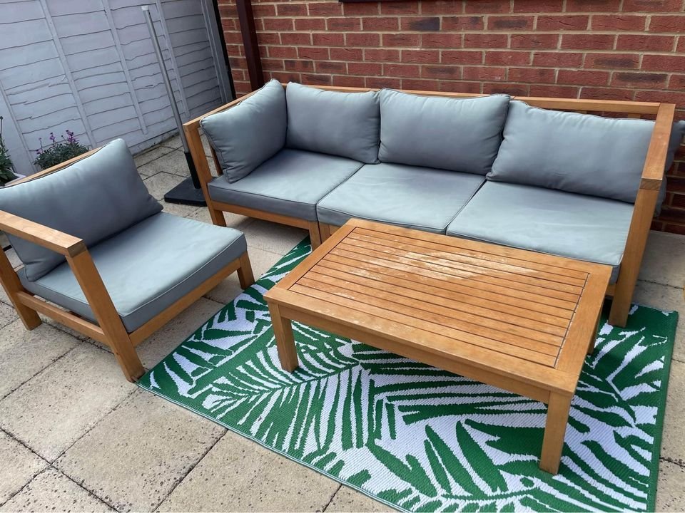 Garden corner sofa