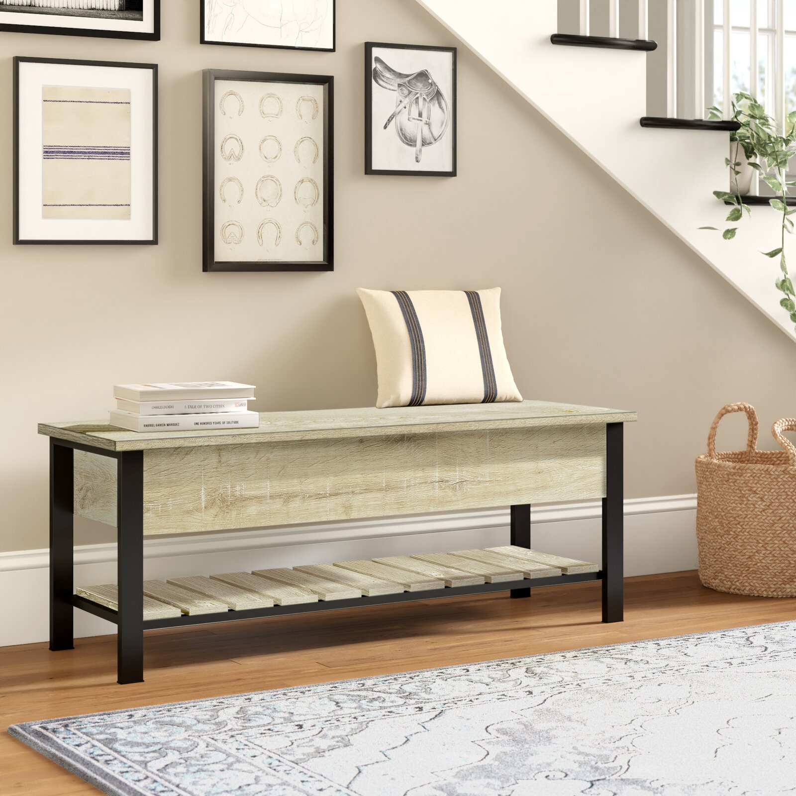Ochlocknee Flip Top Storage Bench