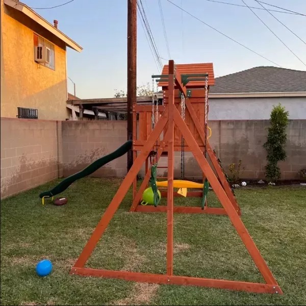 Oak Grove Wooden Swing Set