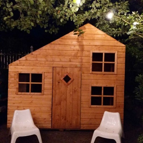 Swiss Cottage 7.71′ x 6.75′ Playhouse