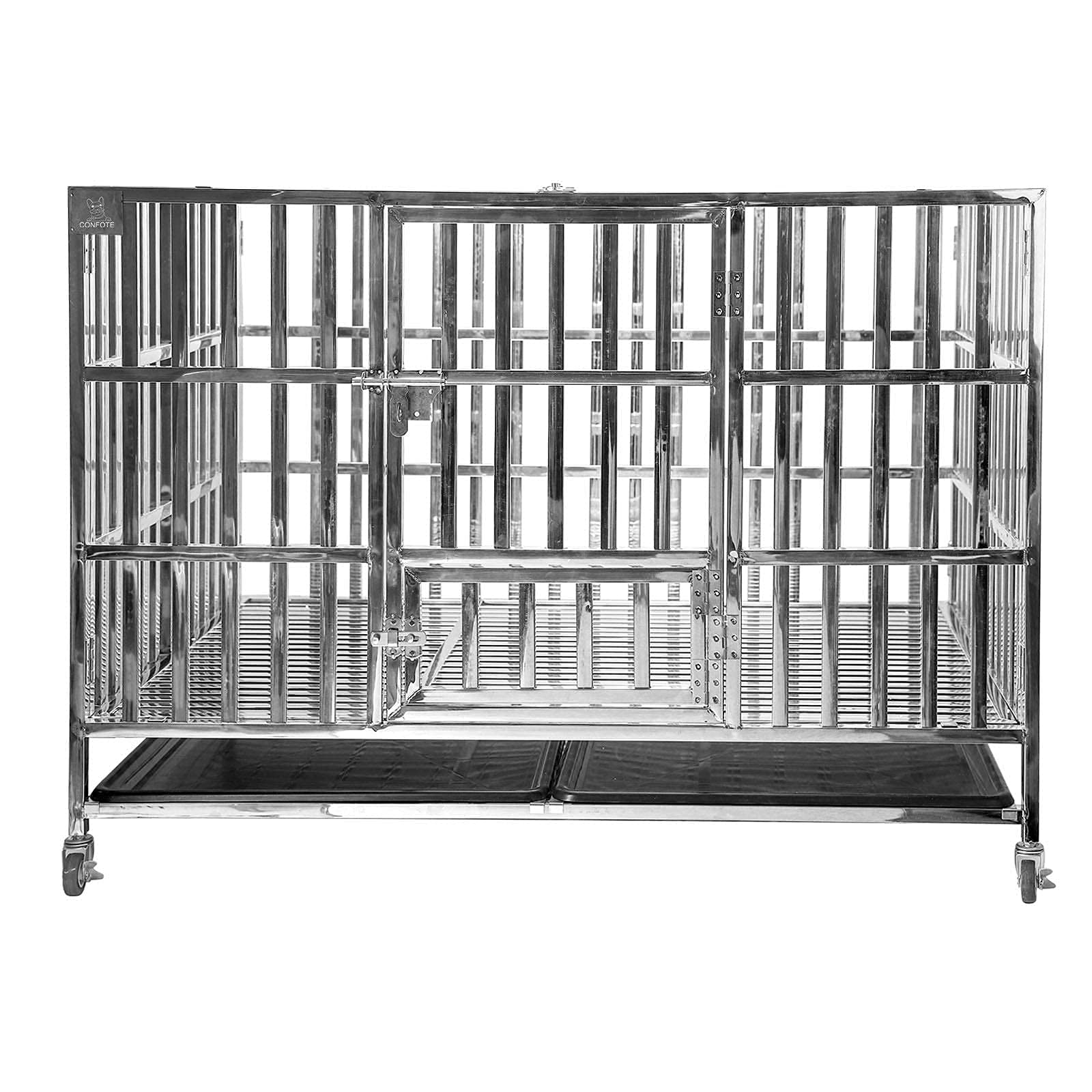 48 Heavy Duty Stainless Steel Dog Cage & Playpen for Training