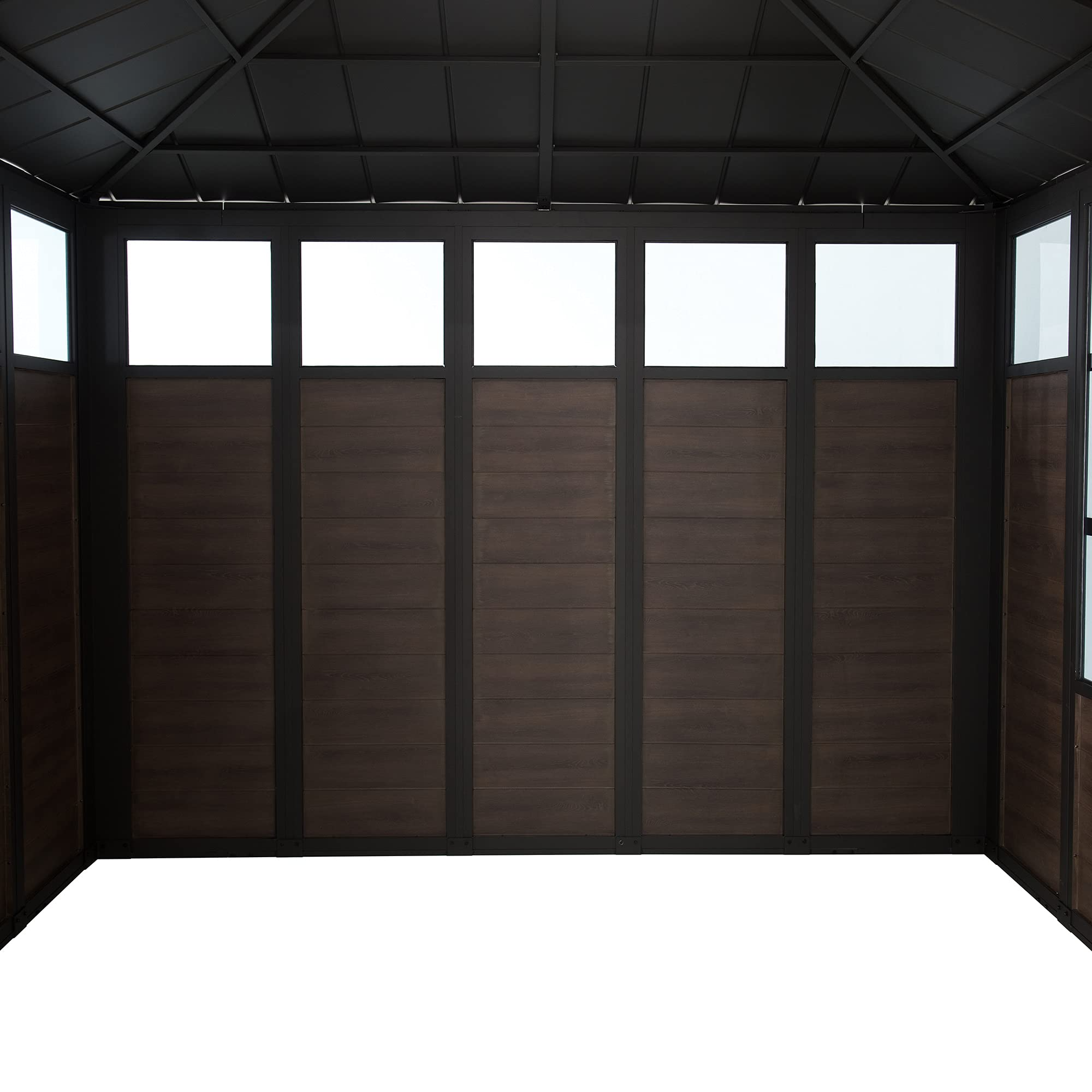 Hot Tub Shelter with Steel & Polycarbonate Hardtop & Mute Lock