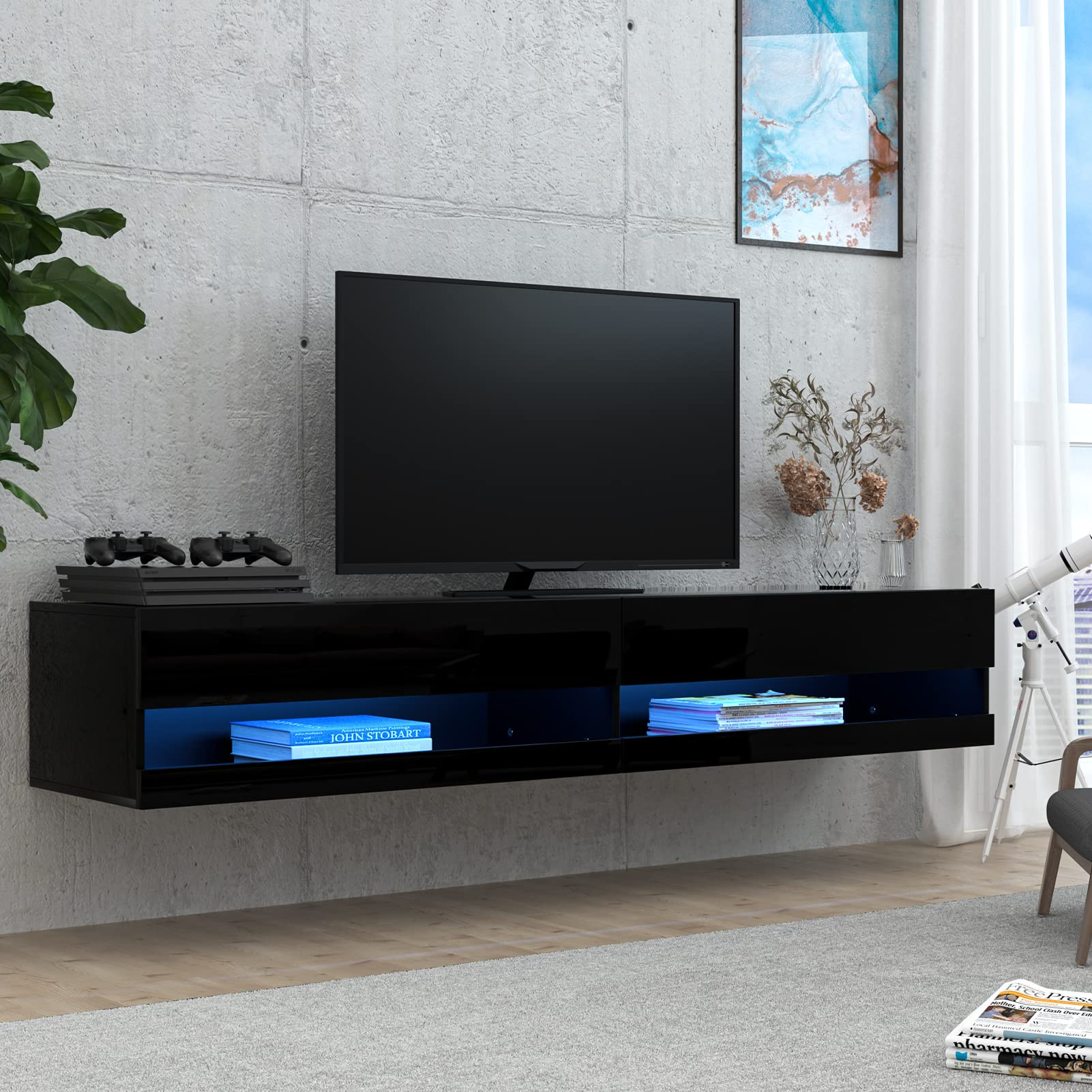 Floating TV Stand for TVs Up to 85 inch