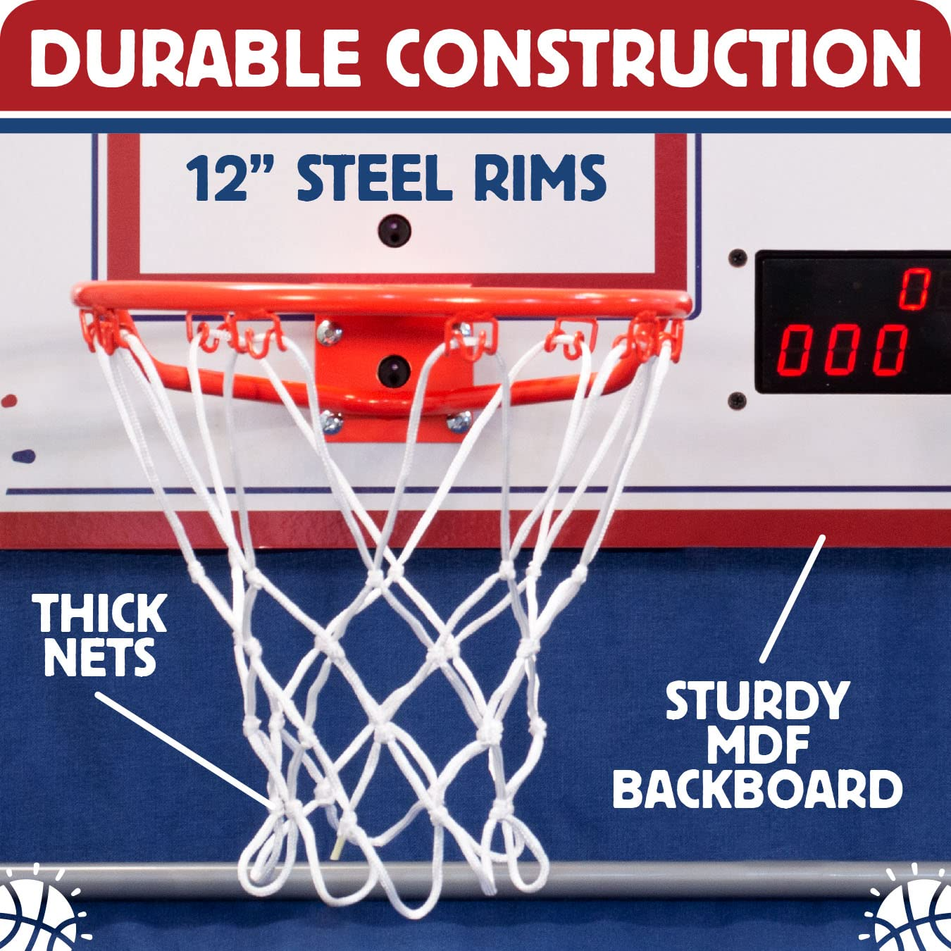 Official Home Dual Shot Basketball Arcade Game