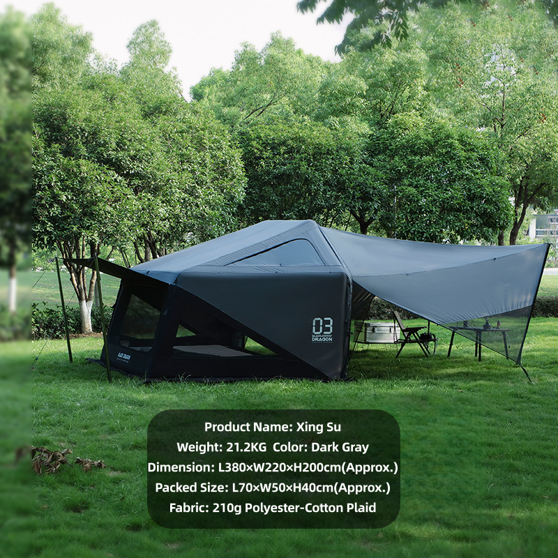 BLACK DRAGON 02 Tianhe 03 Xingsu Space Station Camping Tent Inflatable Tent