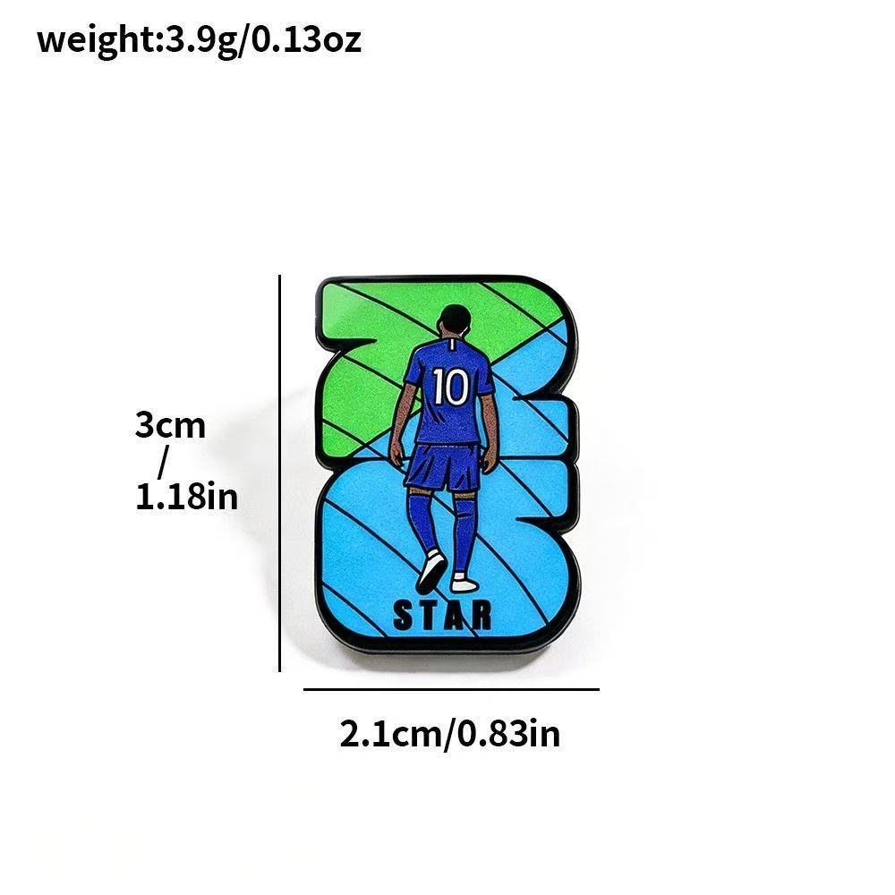 2026 World Cup themed brooch