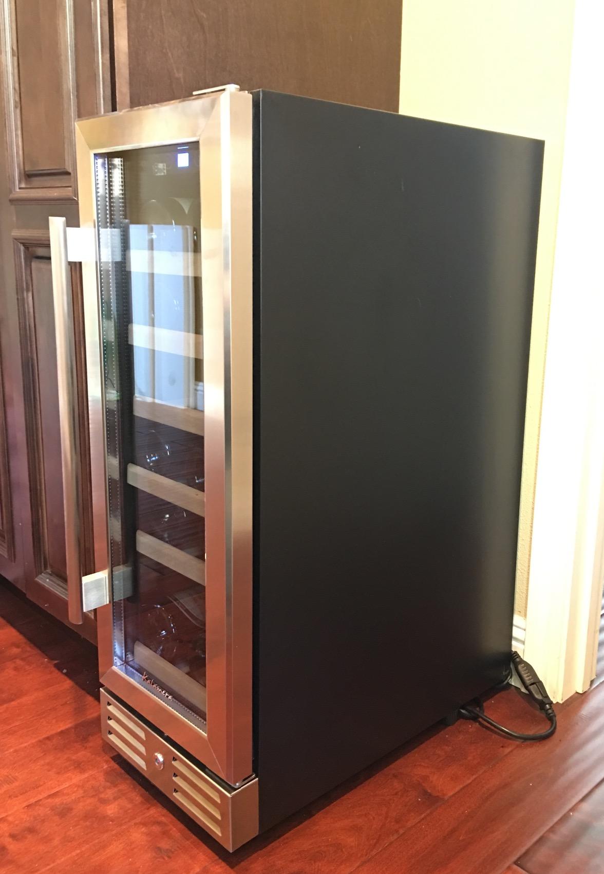 Kalamera 24'' Wine Cooler Refrigerator 46 Bottle Dual Zone