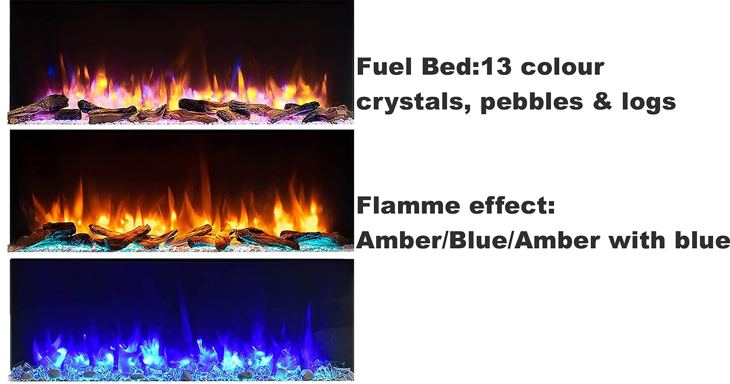 Endeavour Fires Runswick Wall Mounted Electric Fireplace with