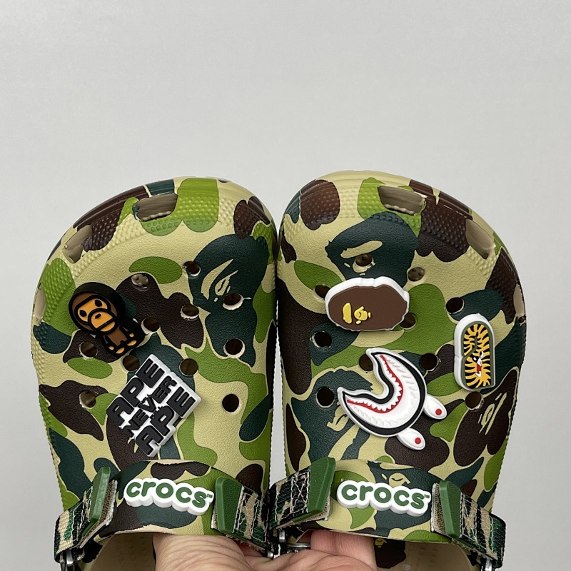 Crocs x BAPE Clog - Green Camo - Premium Edition