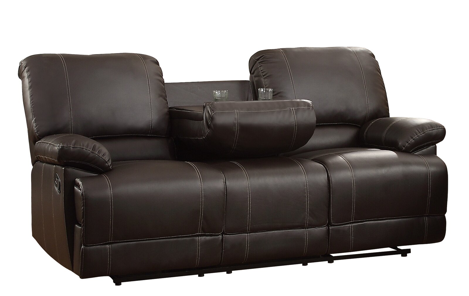 Edgar 81'' Vegan Leather Sofa