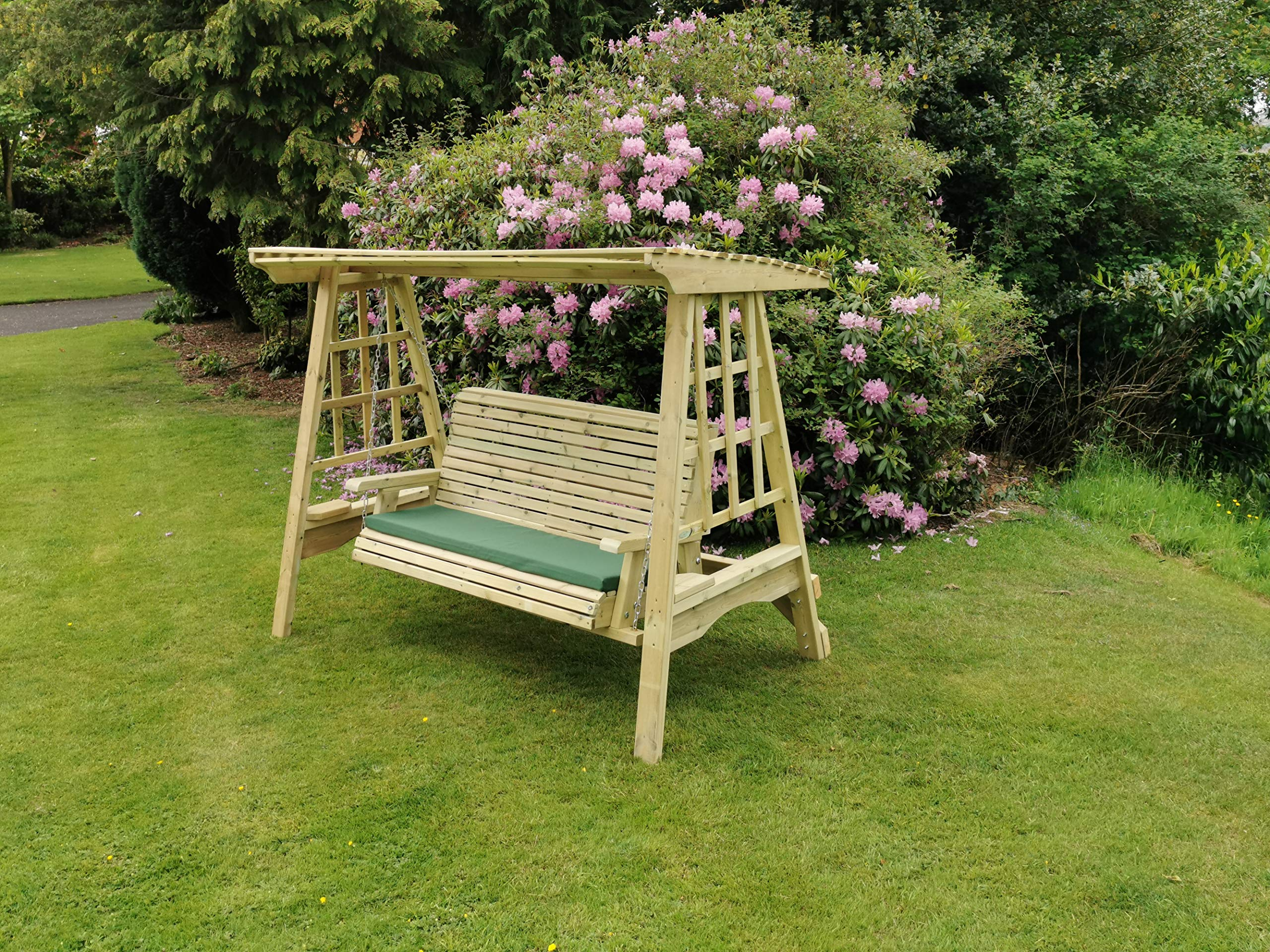 Antoinette Wooden Three Garden Swing - 2.3 m (7 ft 6 in)