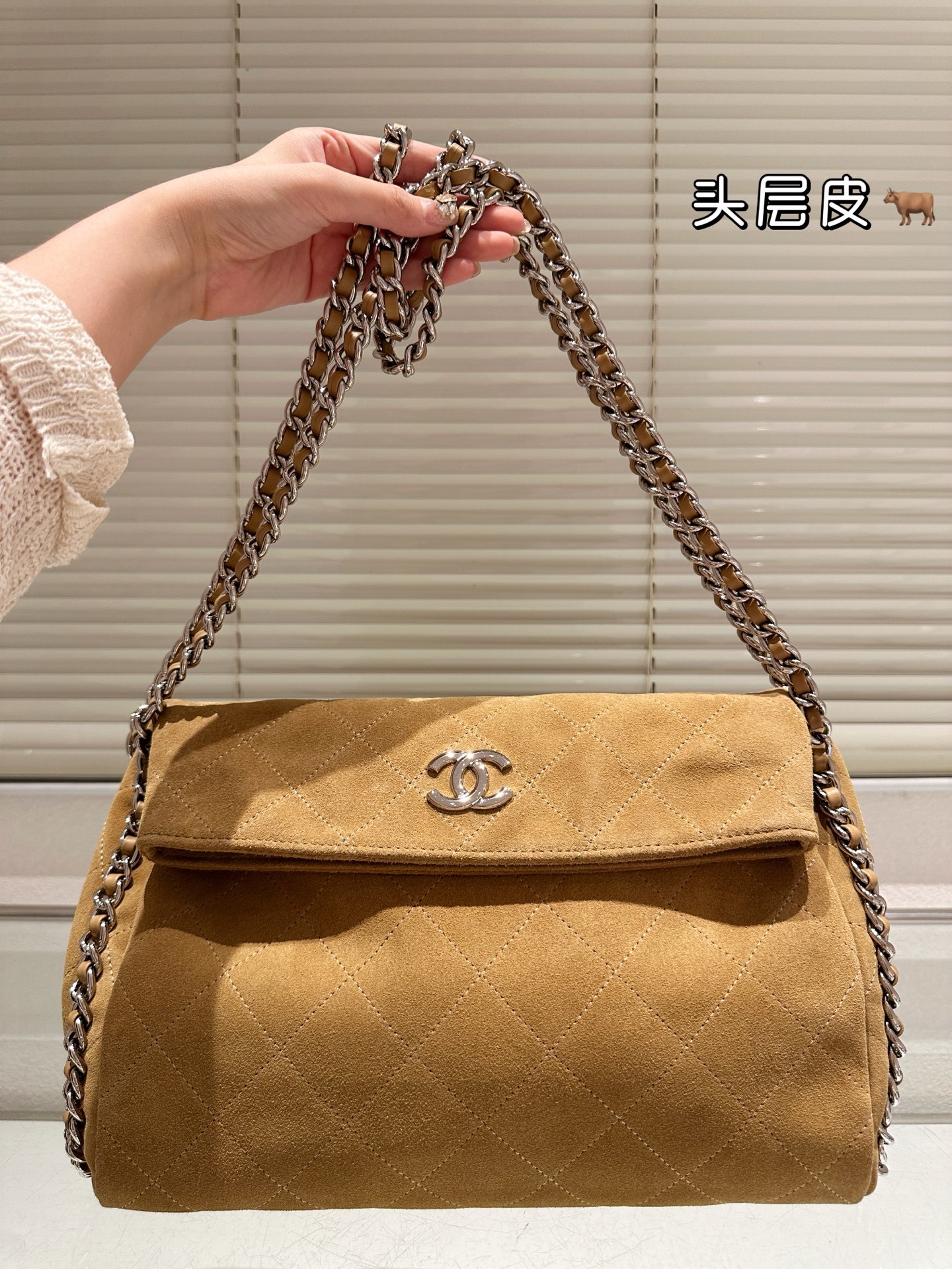 Chanel Chain Bag Suede