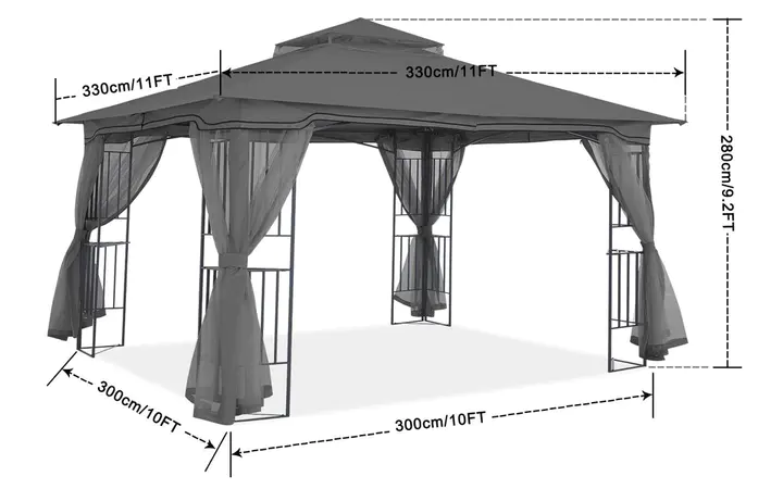 11x13 Patio Gazebo