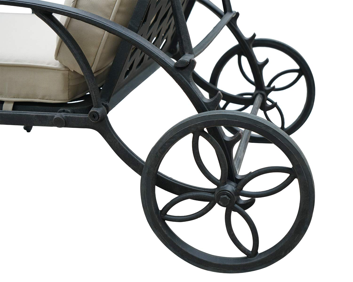 Chaise Lounge Chair with Cushions