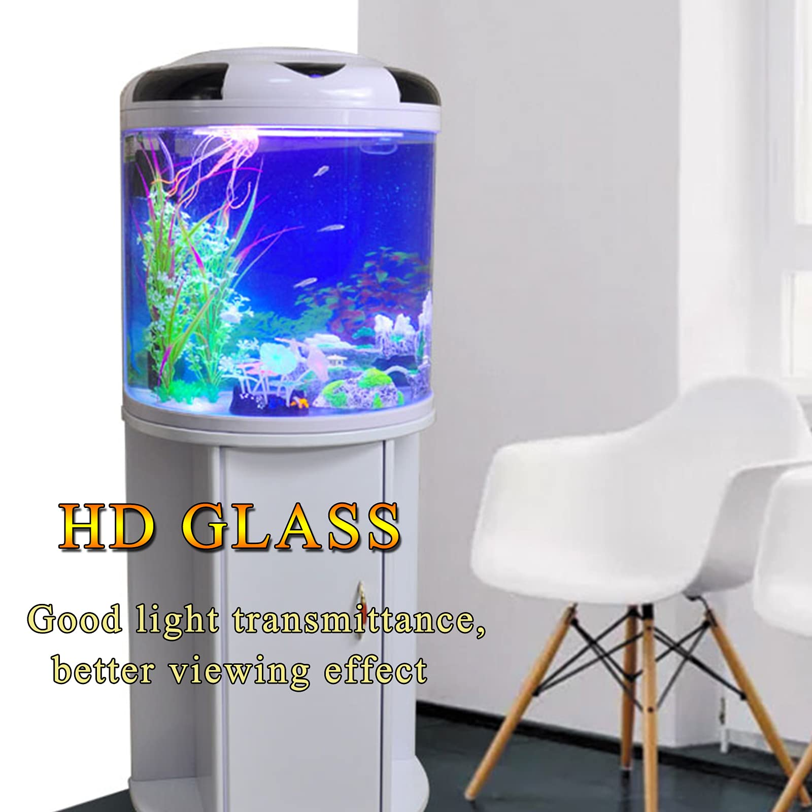 Silent Acrylic Aquarium Office Living Room