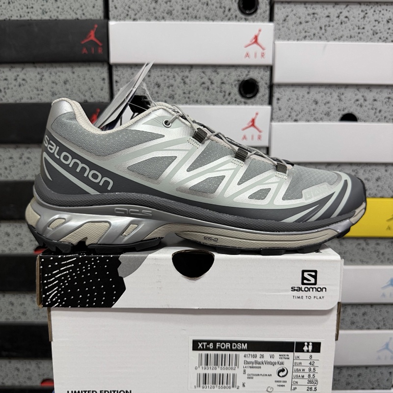 Salomon XT-6 Silver Sneakers