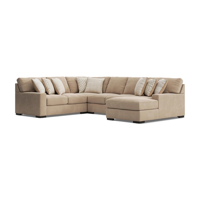 Larce 4-Piece Next-Gen Nuvella™ Performance Fabric Sectional with Chaise