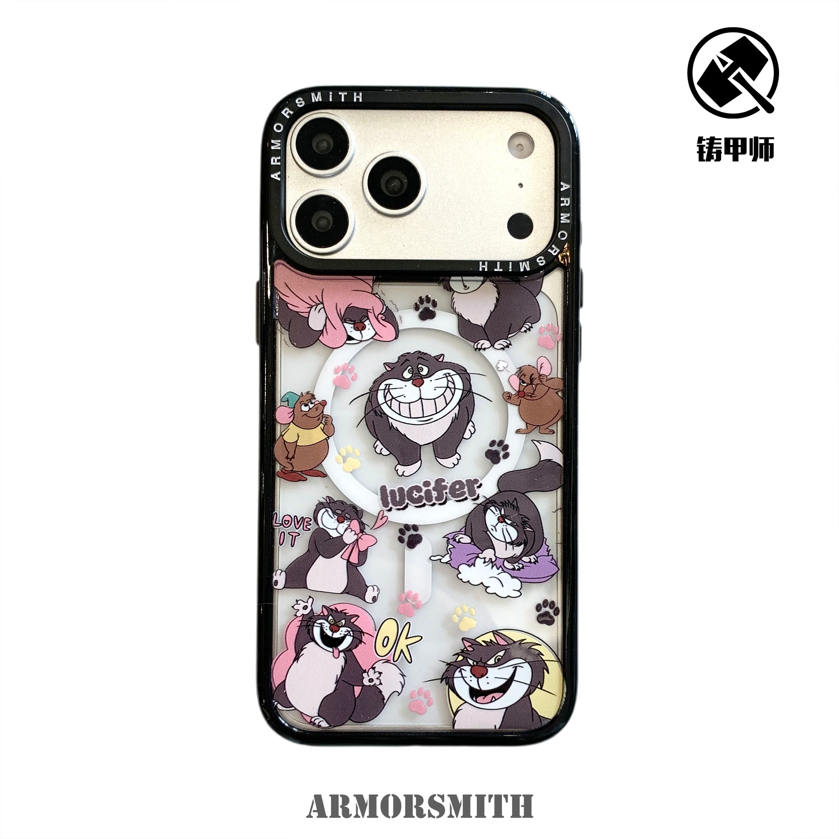 iPhone 17 Protective Case Cartoon - back view