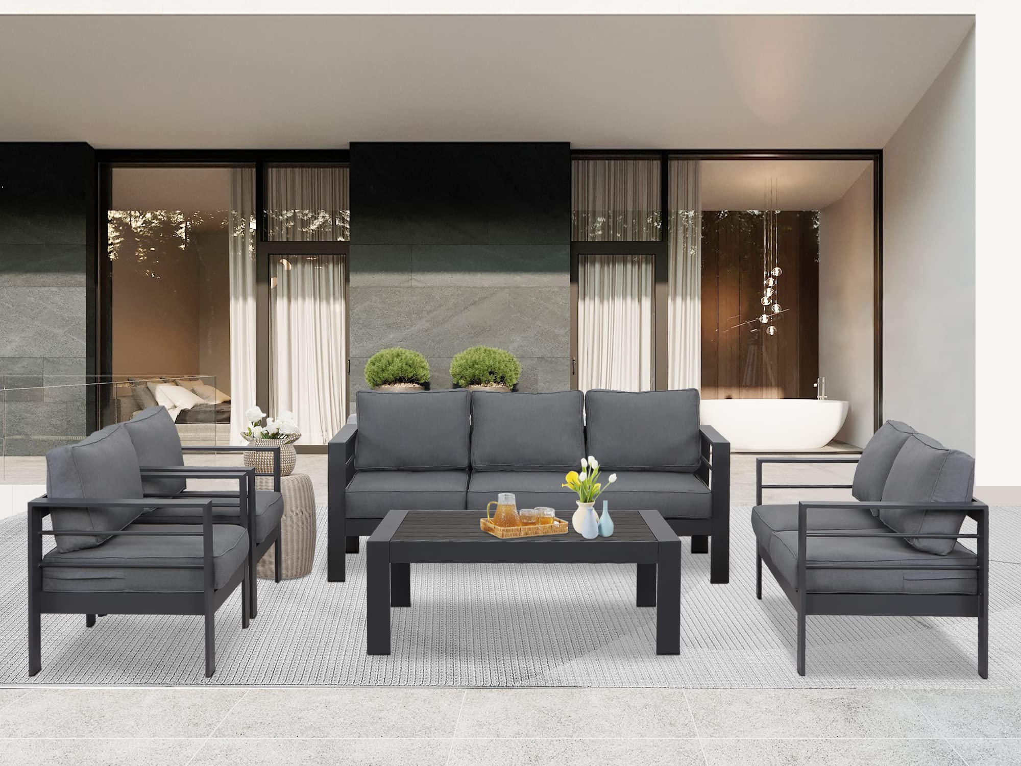 Aluminum Patio Furniture Set